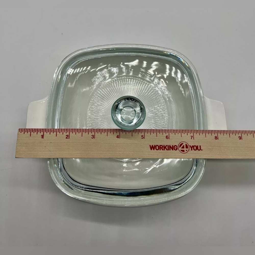 RARE 1 Quart Corning Ware P-1-B - Ribbed 37 Pyrex A 7C A Lid EXCELLENT CONDITION - Picture 14 of 15